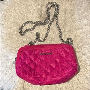 MZ Wallace Vibrant Pink Quilted crossbody